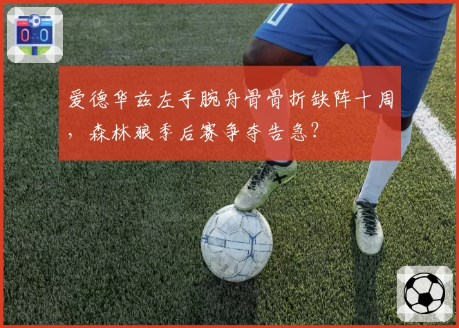 爱德华兹左手腕舟骨骨折缺阵十周，森林狼季后赛争夺告急？